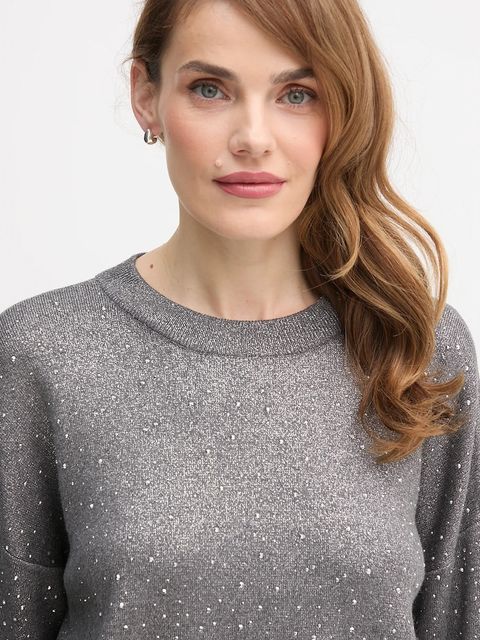 Dkny sweter SWEATERS damski kolor szary lekki P5MSAY50