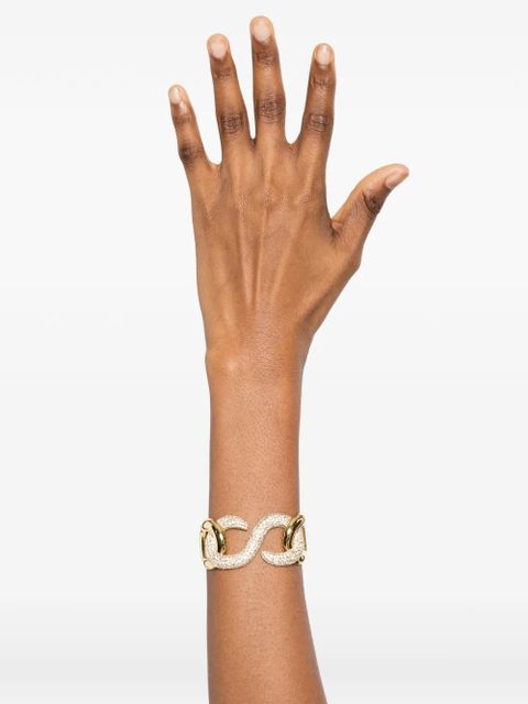 Swarovski Dextera crystal-embellishment cuff bracelet - Gold - zdjęcie produktu nr 2