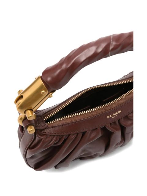 Balmain mini Ébène tote bag - Brown