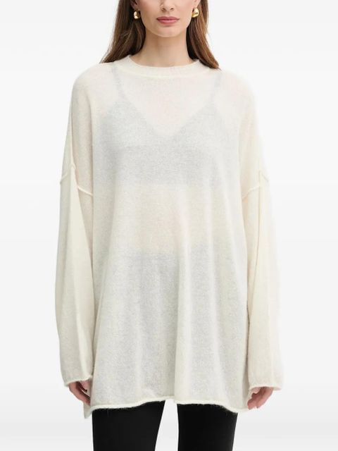 PINKO seam-detail sweater - Neutrals - zdjęcie produktu nr 1