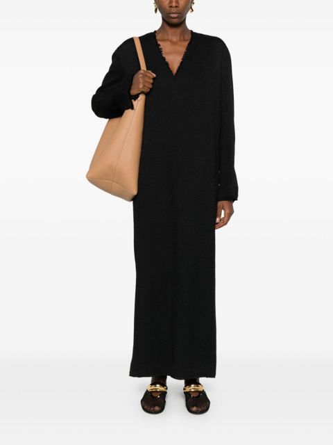 TOTEME Broad sabl� maxi dress - Black - zdjęcie produktu nr 2