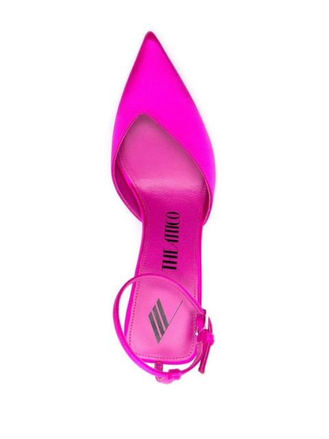 The Attico 110mm Perine satin pumps - Pink