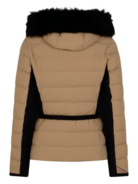 Moncler Grenoble fur-trimmed belted jacket - Neutrals - zdjęcie produktu nr 2