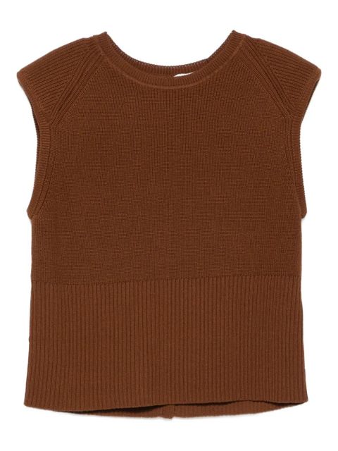 Ba&Sh Esma button-detail top - Brown - zdjęcie produktu nr 1