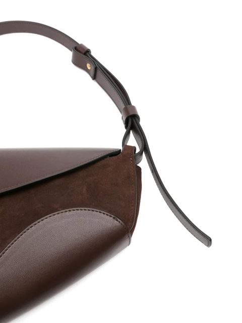 NEOUS leather shoulder bag - Brown