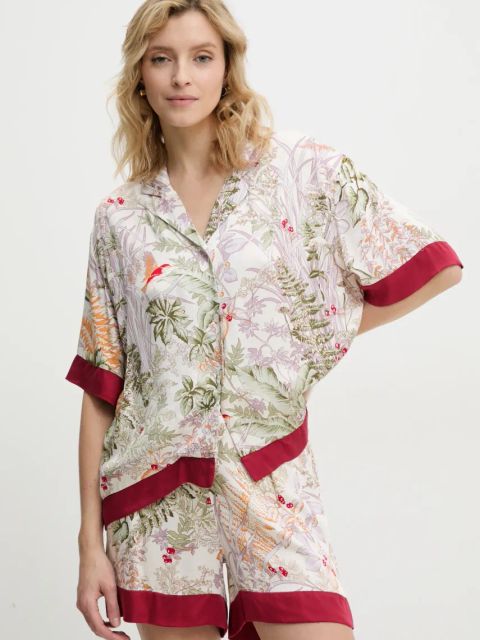 Answear.LAB piżama damska kolor czerwony