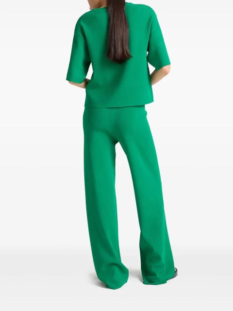 Yves Salomon knitted trousers - Green