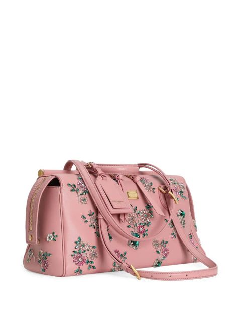 Dolce & Gabbana medium Vittoria leather handbag - Pink
