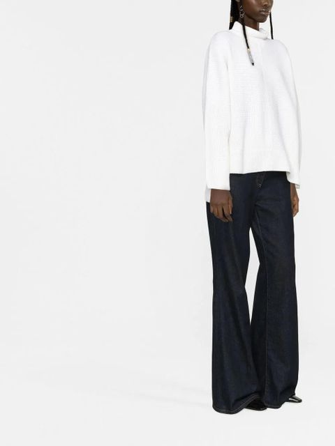 TOM FORD funnel-neck knitted jumper - Neutrals