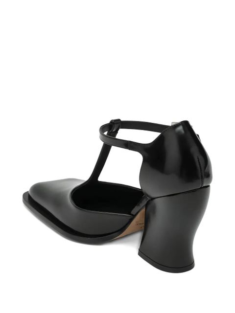 LOEWE 90mm T-strap square-toe pumps - Black