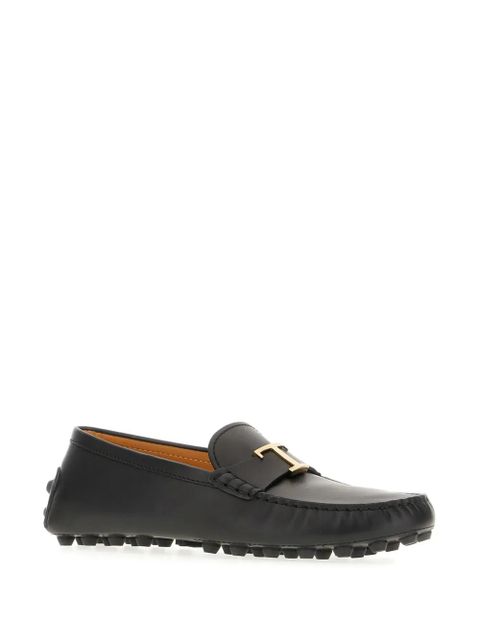 Tod's letter-logo loafers - Black - zdjęcie produktu nr 2