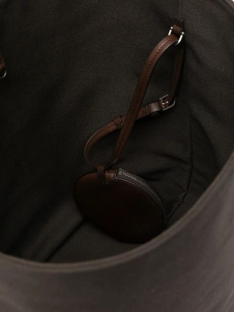 The Row large N/S Park tote bag - Brown