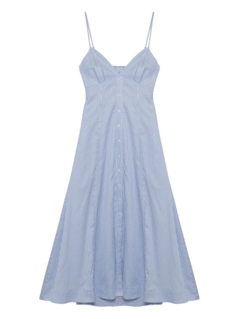 Simkhai Honor button-front midi dress - Blue - zdjęcie produktu nr 1