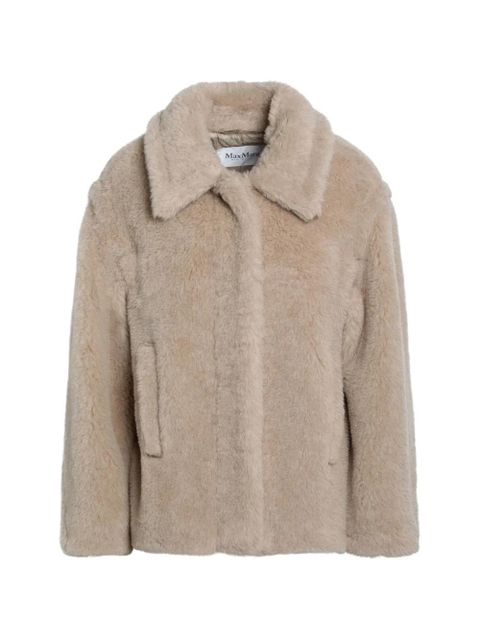 Max Mara shawl-collar faux fur coat - Neutrals - zdjęcie produktu nr 1