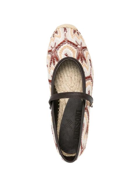 Missoni patterned strappy espadrilles - Neutrals