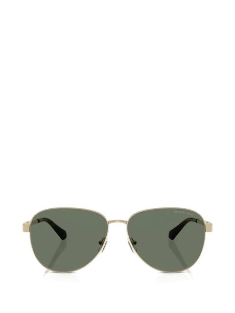 Michael Kors Biarritz pilot-frame sunglasses - Gold - zdjęcie produktu nr 1