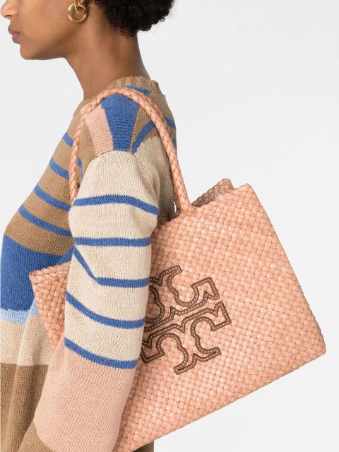 Tory Burch McGraw Dragon woven tote bag - Neutrals