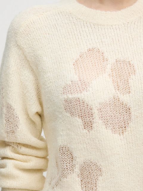 United Colors of Benetton sweter z dodatkiem wełny damski kolor beżowy 18L4E10EW