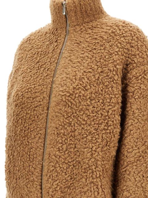 Max Mara high-neck zip-front cardigan - Brown - zdjęcie produktu nr 2