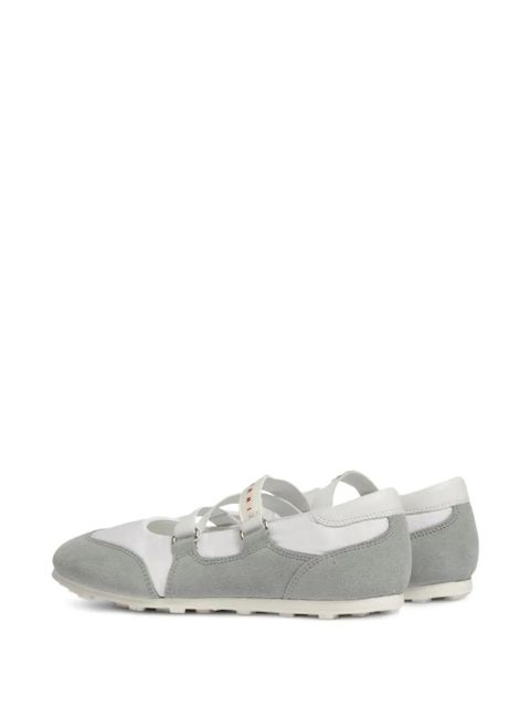 Marni elastic strap sneakers - Grey