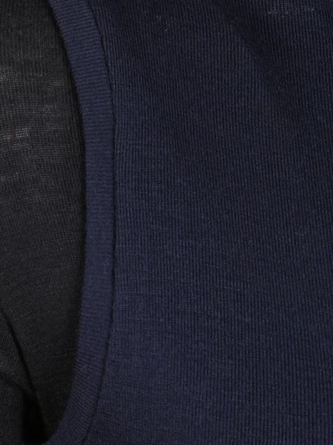 Jil Sander long-sleeve maxi dress - Blue