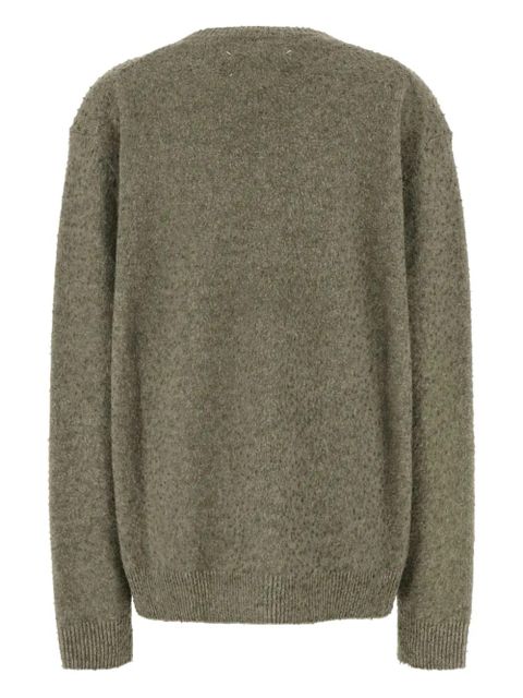 Maison Margiela V-neck sweater - Green - zdjęcie produktu nr 2