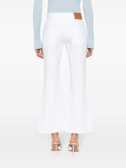 Versace Medusa '95 mid-rise flared jeans - White