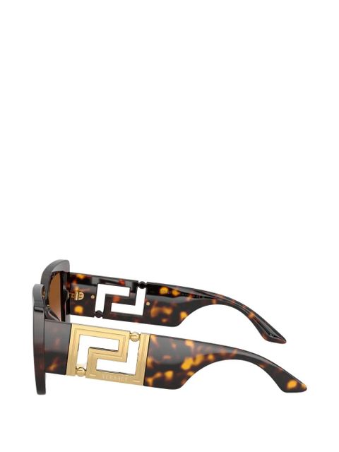 Versace Eyewear square-frame sunglasses - Brown