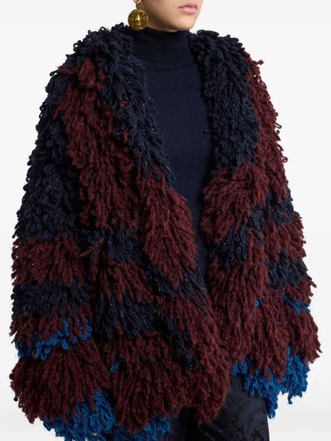ETRO fur-stitch jacket - Red - zdjęcie produktu nr 2