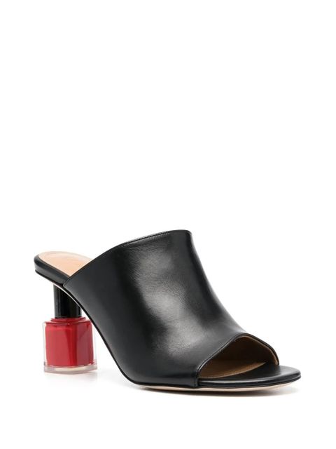 LOEWE 90mm leather sandals - Black - zdjęcie produktu nr 2