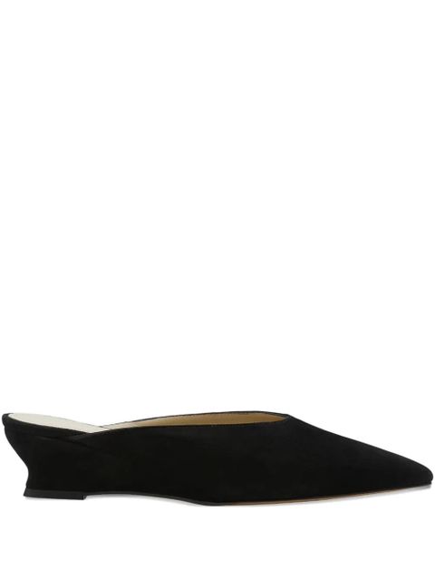 Le Monde Beryl 40mm Victoria Micro wedge-heel mules - Black - zdjęcie produktu nr 1