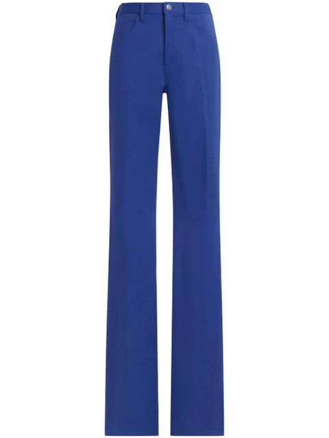 Marni high-waist flared trousers - Blue - zdjęcie produktu nr 1