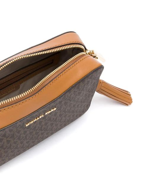 Michael Kors medium Jet Set cross body bag - Brown
