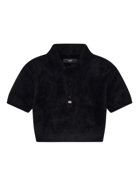 AMIRI short-sleeved polo top - Black - zdjęcie produktu nr 1