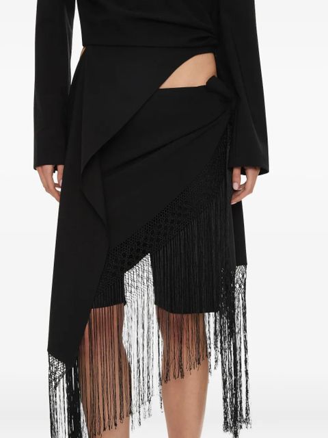 Christopher Esber Unravel macramé blazer - Black