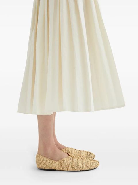 Jil Sander interwoven slippers - Neutrals