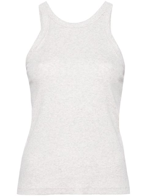 TOTEME ribbed cotton tank top - Grey - zdjęcie produktu nr 1