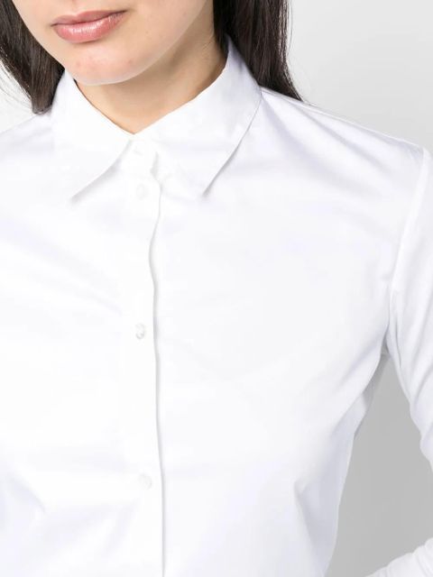 The Row crop-sleeve shirt - White