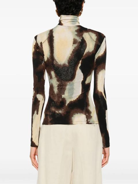 Nanushka Nayeli patterned top - Green