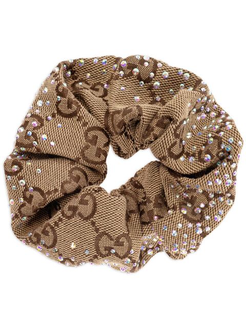 Gucci GG canvas scrunchie - Brown