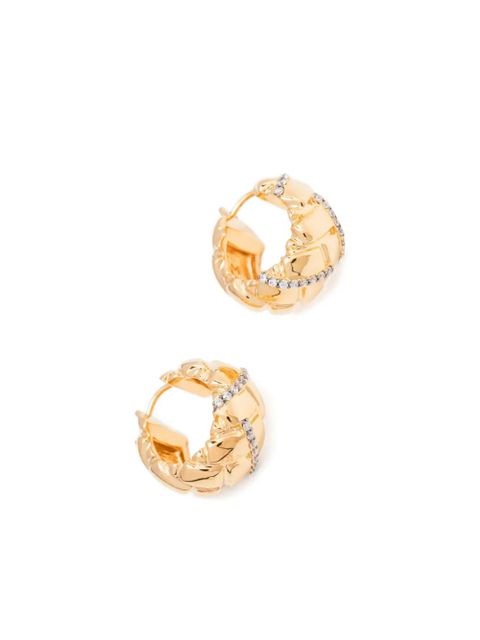 Missoma x Lucy Williams Waffle hoop earrings - Gold
