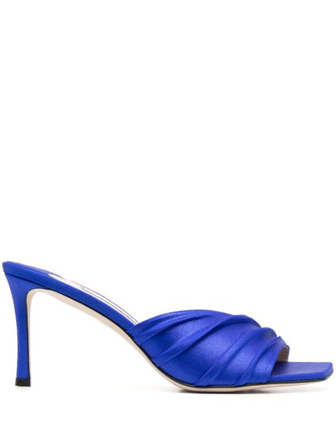 Jimmy Choo Basil 75mm mules - Blue - zdjęcie produktu nr 1