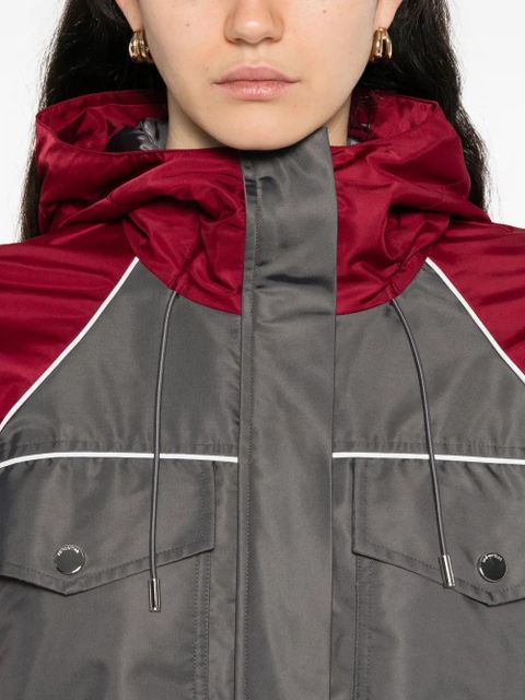 Self-Portrait two-tone jacket - Grey