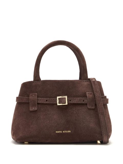 Manu Atelier leather tote bag - Brown - zdjęcie produktu nr 1