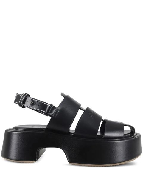 JW Anderson leather pumps - Black - zdjęcie produktu nr 1