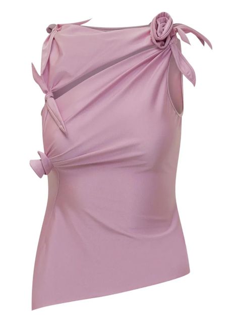 Coperni floral-appliqué top - Pink - zdjęcie produktu nr 1