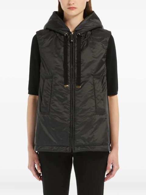 Max Mara hooded quilted gilet - Black - zdjęcie produktu nr 2