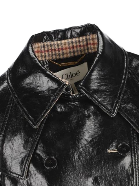 Chloé butonned coat - Black