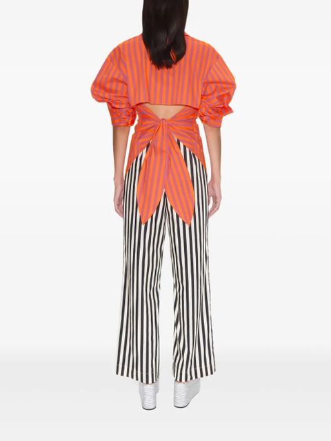 Simon Miller Pia poplin trousers - Black