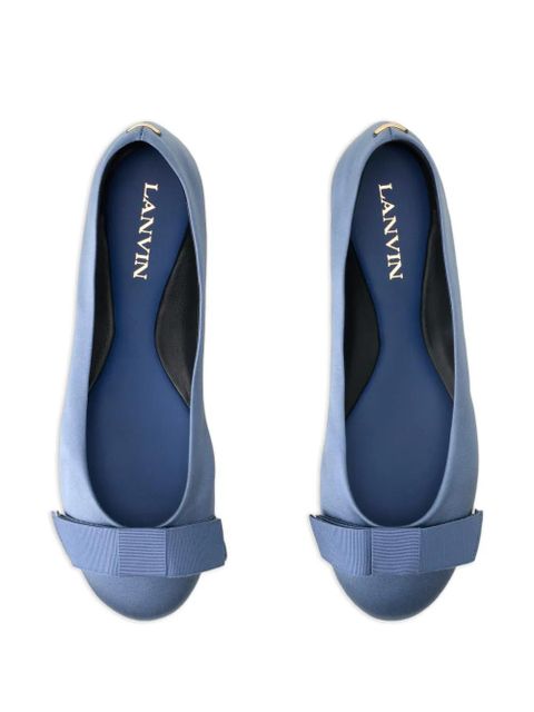 Lanvin ribbon ballet flats - Blue